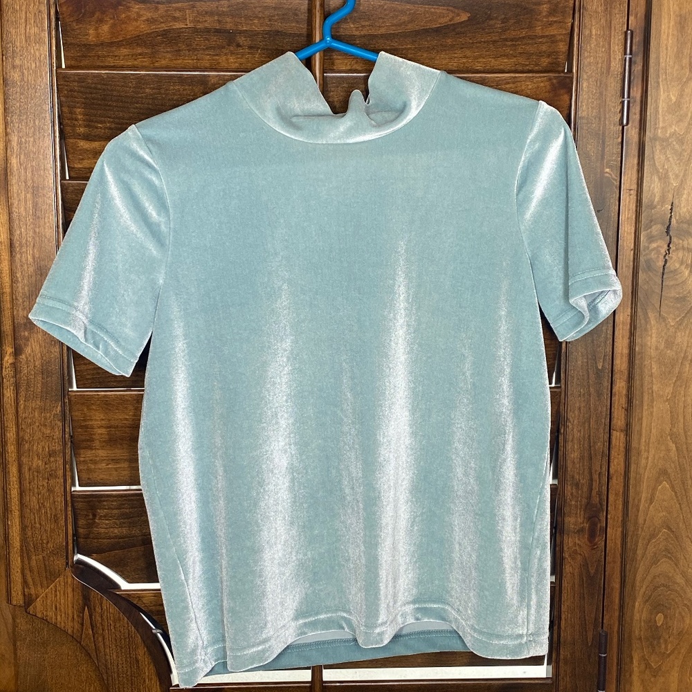 Velvet top from Madewell